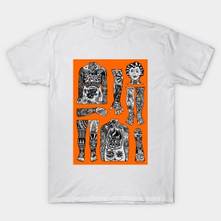 Tattoo Age - Orange T-Shirt